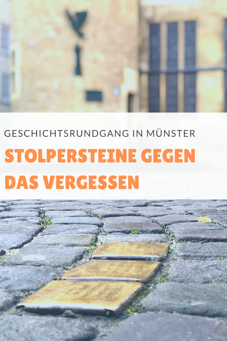 Stolpersteine in Münster: Im Rathaus-Innenhof gibt es gleich mehrere Installationen im Zeichen der Erinnerungskultur. Neben den allgegenwärtigen Stolpersteinen unter anderem Chillidas "Toleranz durch Dialog".