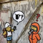Wie gefährlich ist Tschernobyl (noch)? Dieses Graffiti bringt die Frage auf den Punkt - konkrete Zahlen helfen weiter.