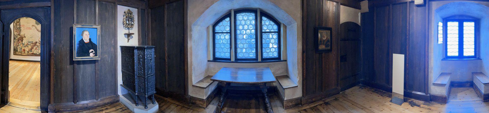 In dieser Kammer lebte und wirkte Martin Luther im Jahr 1530 rund ein halbes Jahr lang.